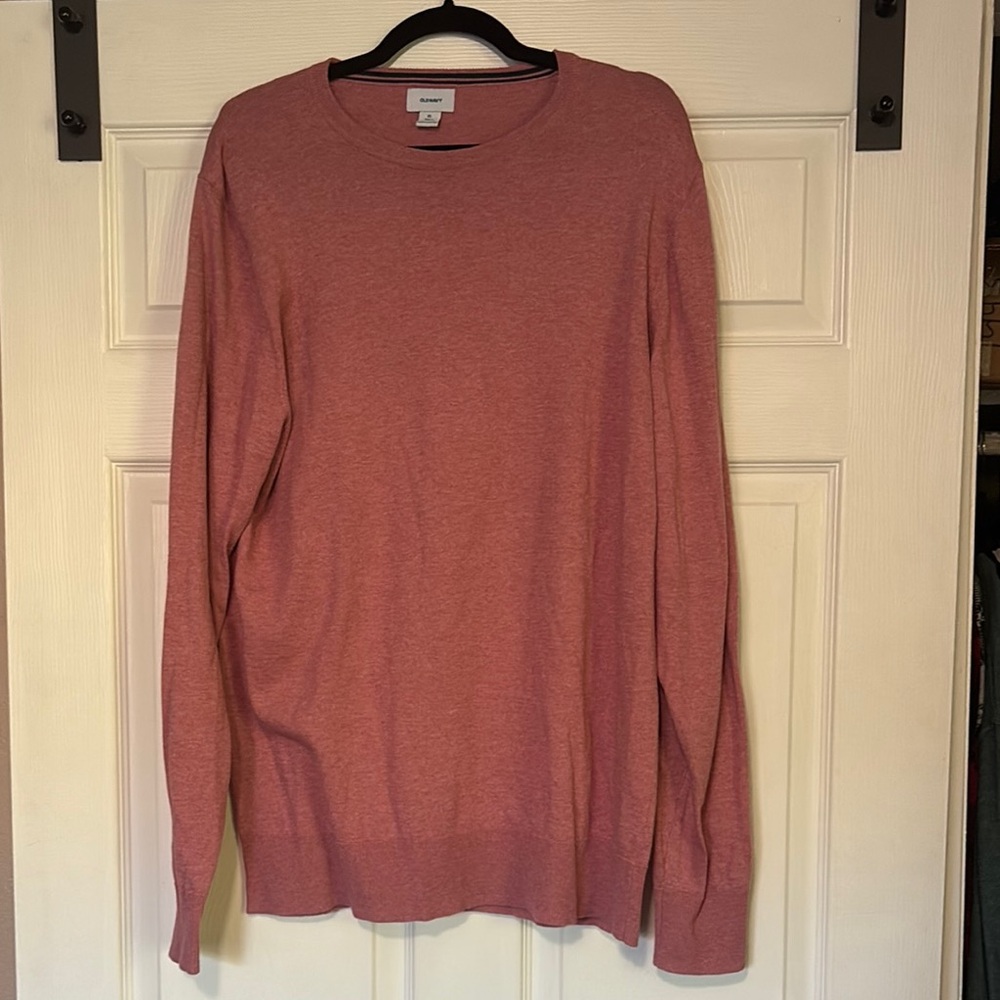 Old Navy Pink Crewneck Knit Sweater